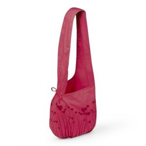 BNWT GAIAM pink heart string cotton sling bag, yoga/travel